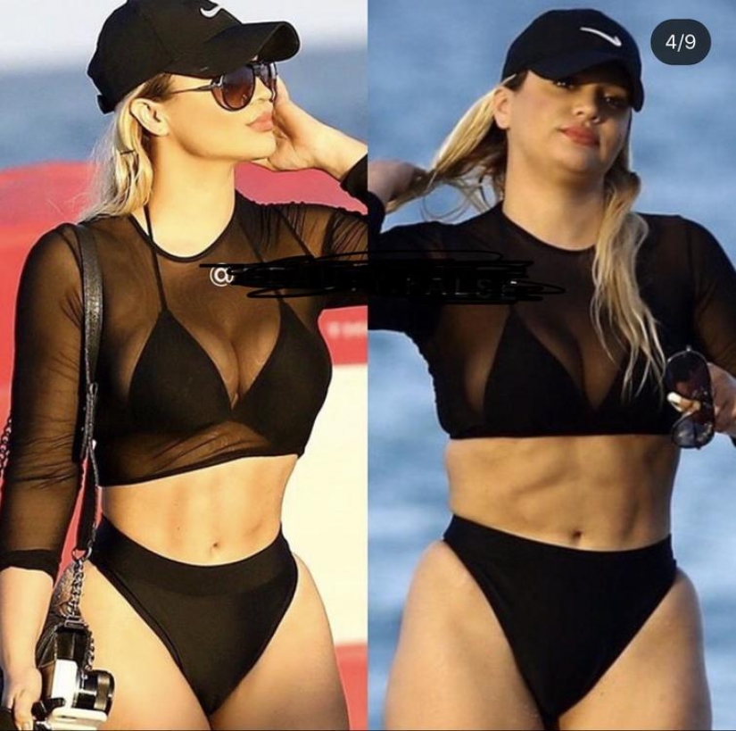 La dura verdad: 20 fotos de chicas en Internet y en la vida real