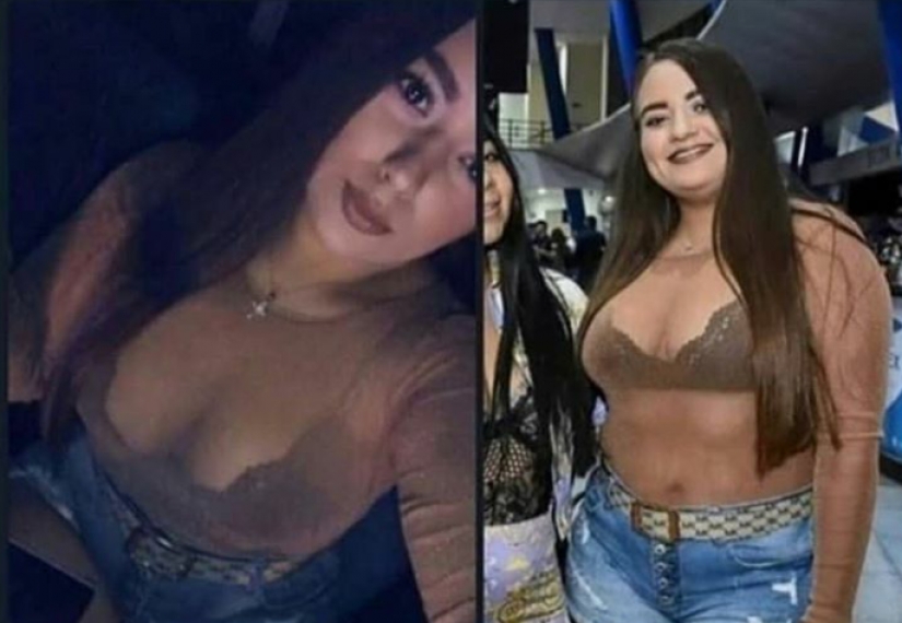 La dura verdad: 20 fotos de chicas en Internet y en la vida real