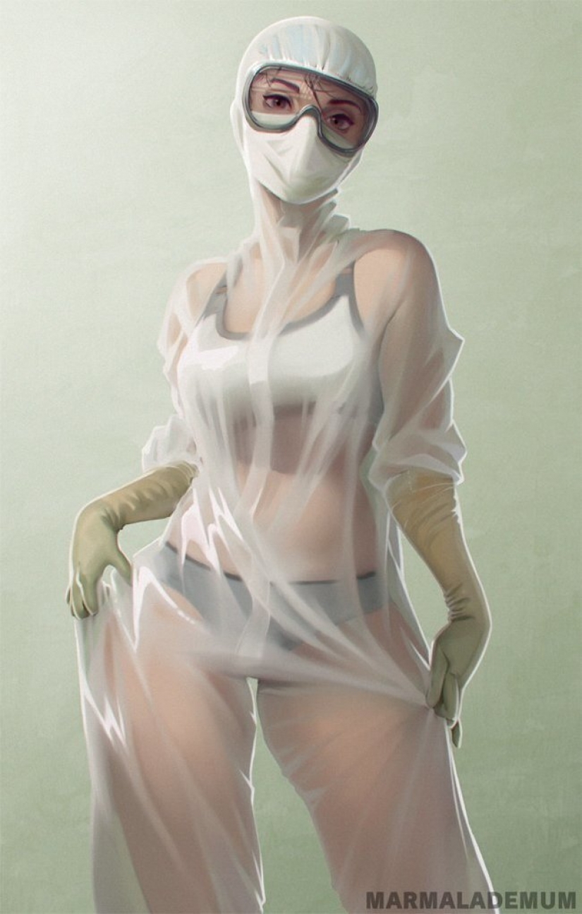 La enfermera en traje de baño de Tula, continúa para volverte loco todo el mundo