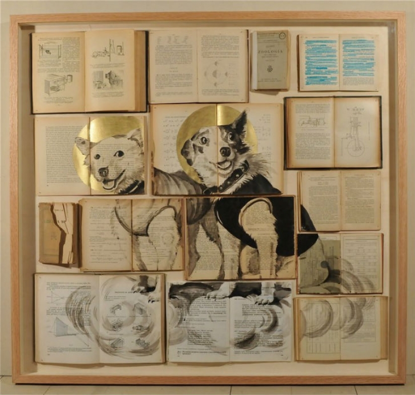 La pintura en los libros de la San Petersburgo artista