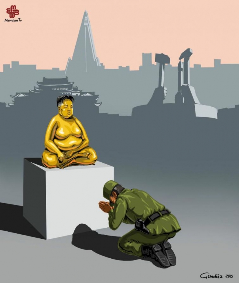 La república de azerbaiyán, el artista ha representado el verdadero rostro del mundo, la policía de la satírica ilustraciones La república de azerbaiyán, el artista ha representado el verdadero rostro del mundo, la policía de la satírica ilustraciones