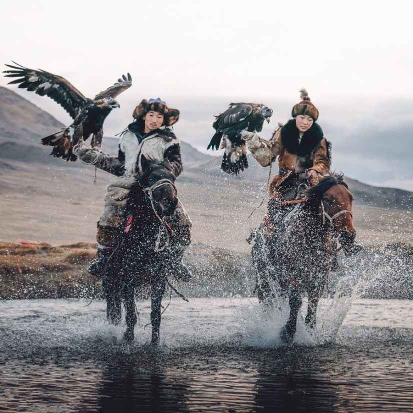 La Unión del hombre y de los pájaros: 7 impresionantes fotos de la cetrería en Mongolia