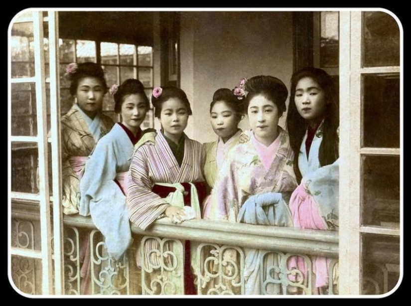 Las prostitutas de Japón del siglo XIX Las prostitutas de Japón del siglo XIX