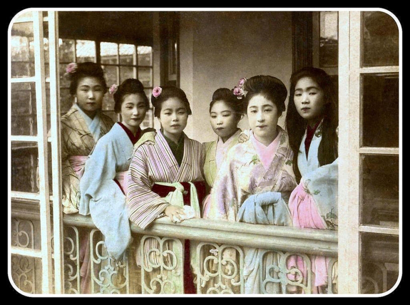 Las prostitutas de Japón del siglo XIX Las prostitutas de Japón del siglo XIX