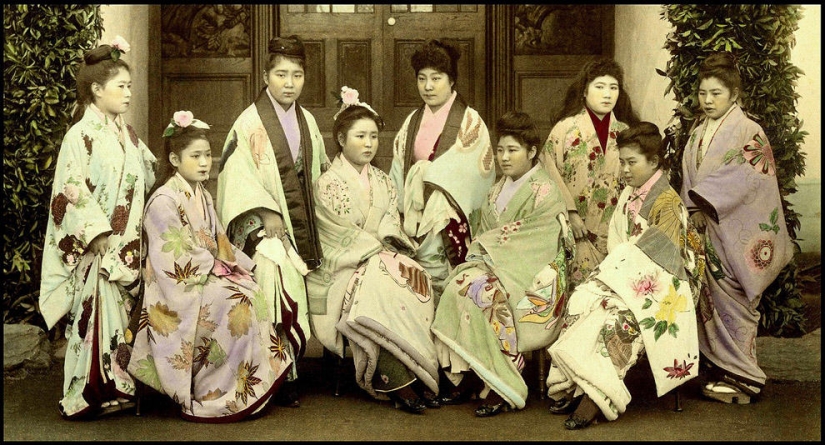 Las prostitutas de Japón del siglo XIX Las prostitutas de Japón del siglo XIX