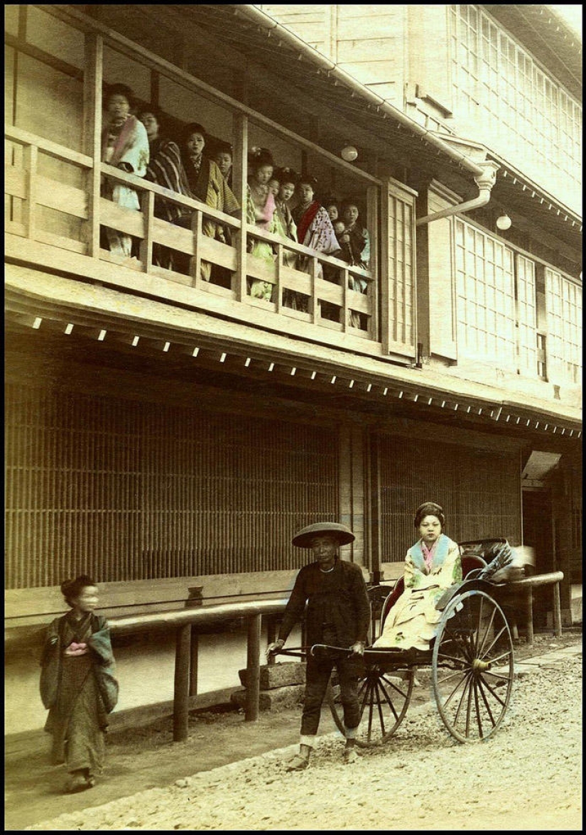Las prostitutas de Japón del siglo XIX Las prostitutas de Japón del siglo XIX