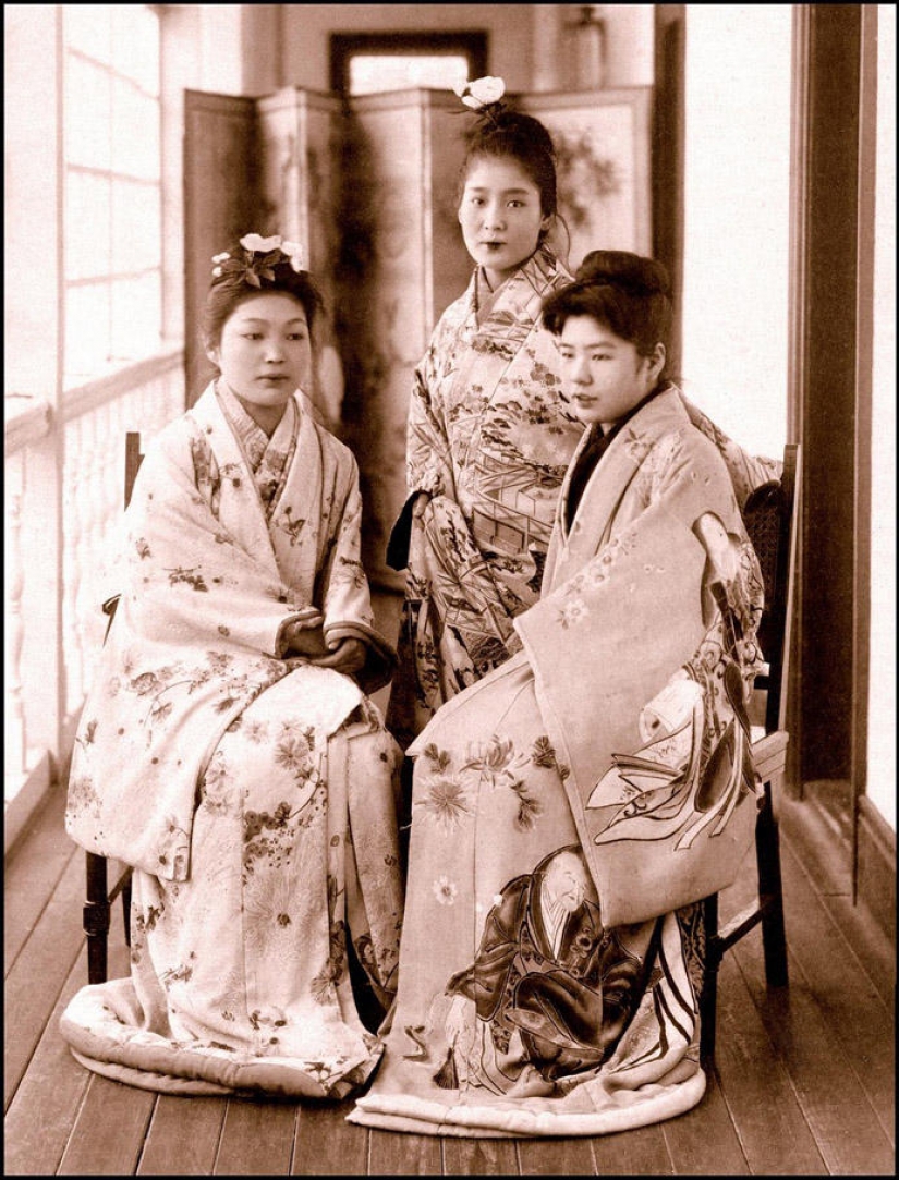 Las prostitutas de Japón del siglo XIX Las prostitutas de Japón del siglo XIX