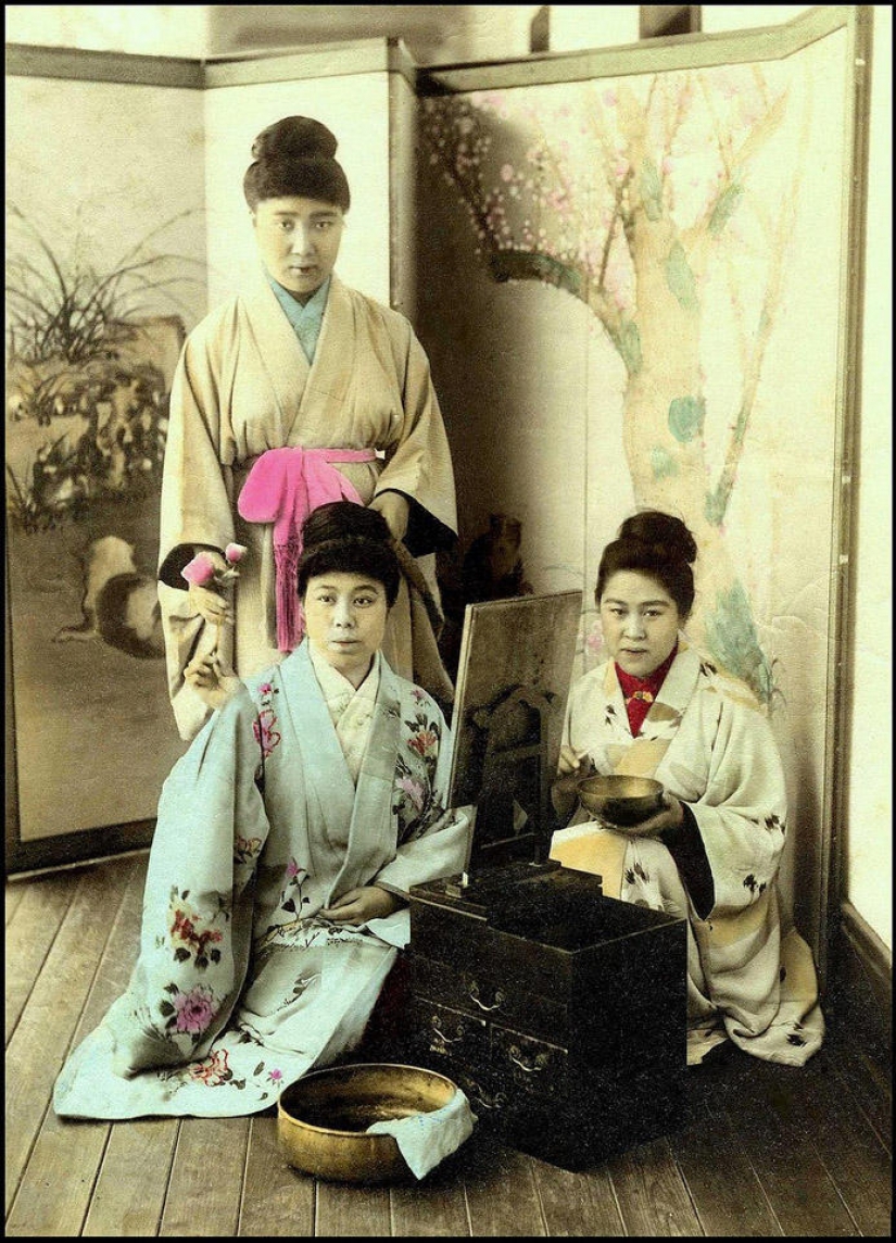 Las prostitutas de Japón del siglo XIX Las prostitutas de Japón del siglo XIX