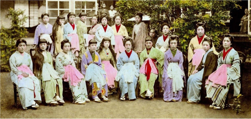 Las prostitutas de Japón del siglo XIX Las prostitutas de Japón del siglo XIX