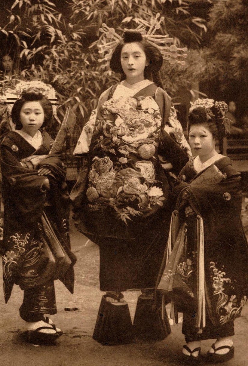 Las prostitutas de Japón del siglo XIX Las prostitutas de Japón del siglo XIX
