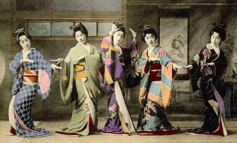 Las prostitutas de Japón del siglo XIX Las prostitutas de Japón del siglo XIX