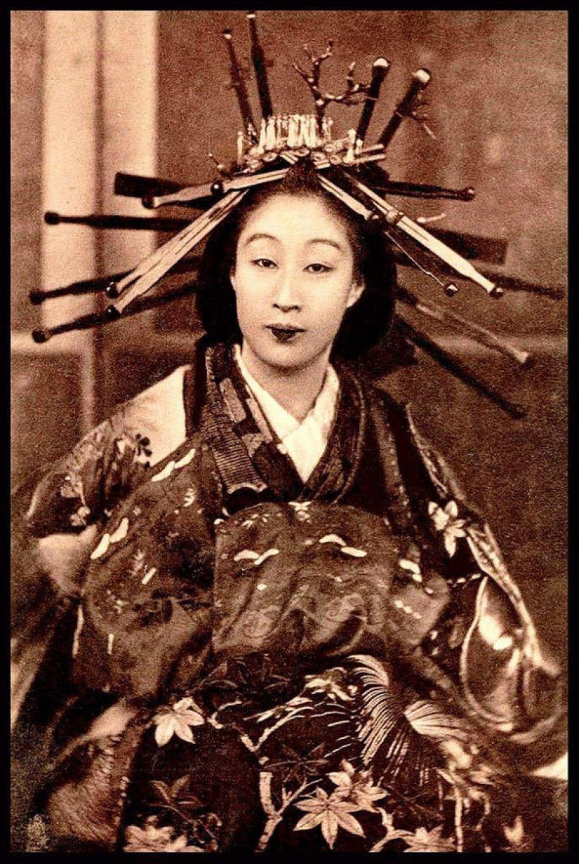 Las prostitutas de Japón del siglo XIX Las prostitutas de Japón del siglo XIX