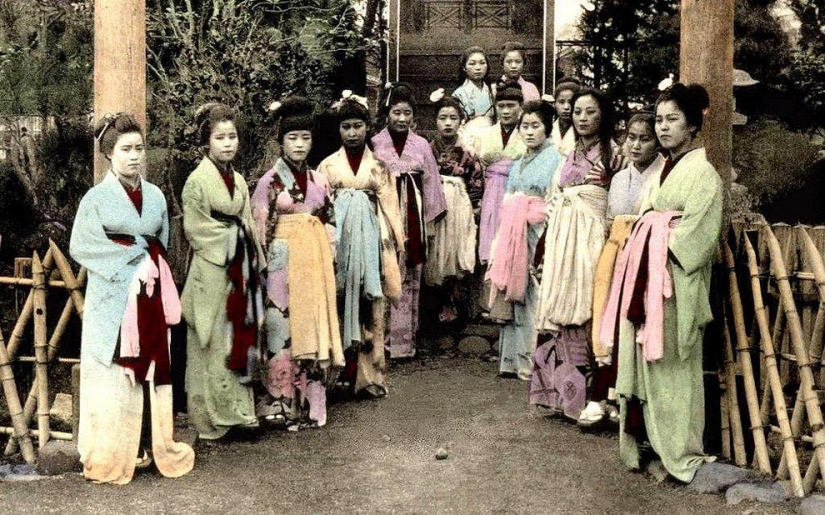 Las prostitutas de Japón del siglo XIX Las prostitutas de Japón del siglo XIX