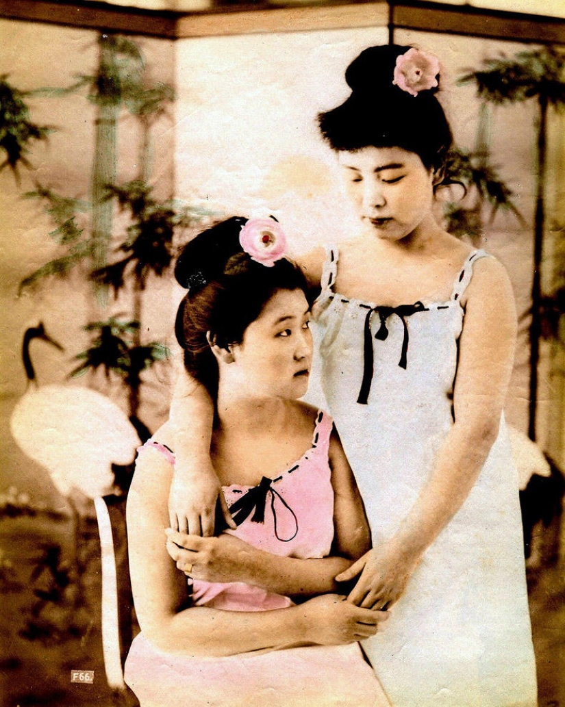 Las prostitutas de Japón del siglo XIX Las prostitutas de Japón del siglo XIX