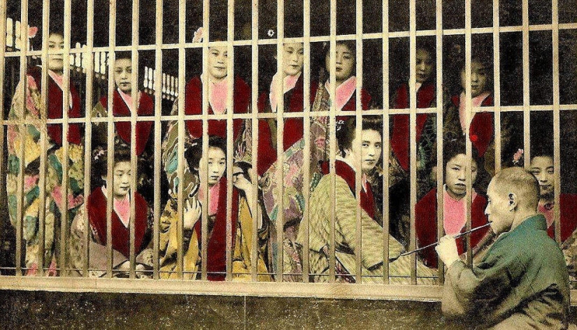Las prostitutas de Japón del siglo XIX Las prostitutas de Japón del siglo XIX