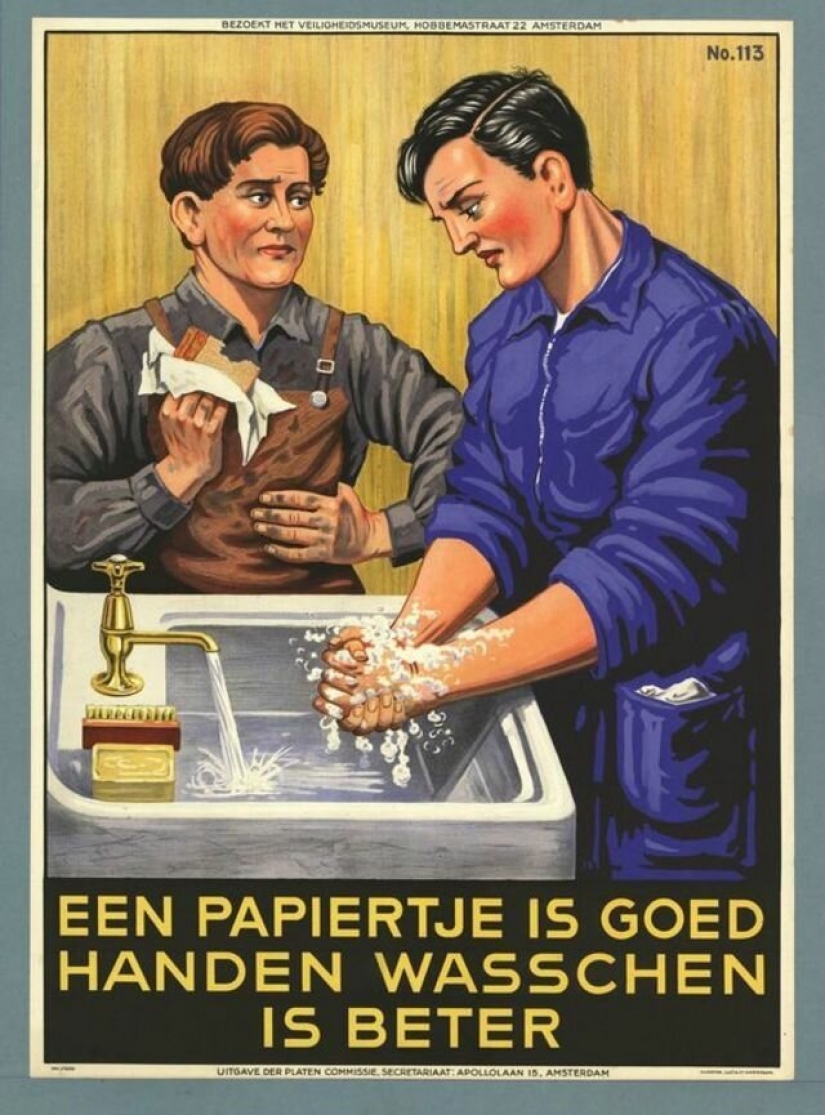 Looked like hygienic propaganda posters in different countries Looked like hygienic propaganda posters in different countries
