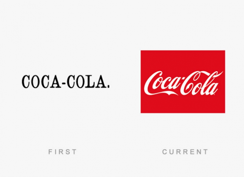 Looked like the first logos of world famous brands Looked like the first logos of world famous brands
