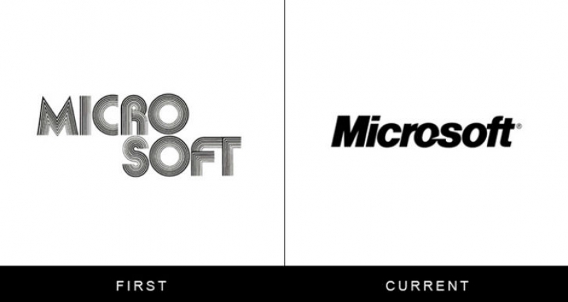Looked like the first logos of world famous brands Looked like the first logos of world famous brands