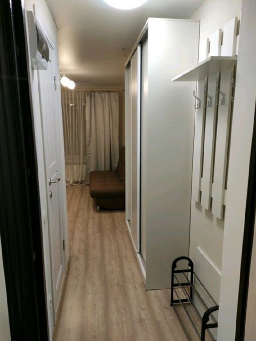 Looks like a 15-meter apartment in Moscow for 4 million rubles Looks like a 15-meter apartment in Moscow for 4 million rubles