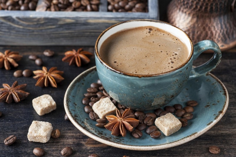 Looks like a Cup of coffee in different countries of the world