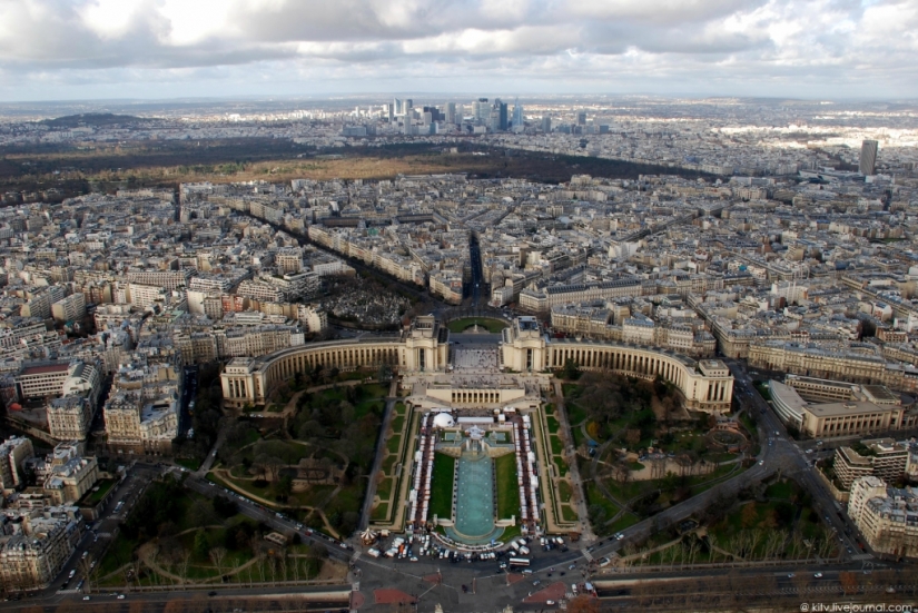 Looks like Paris from the Eiffel tower