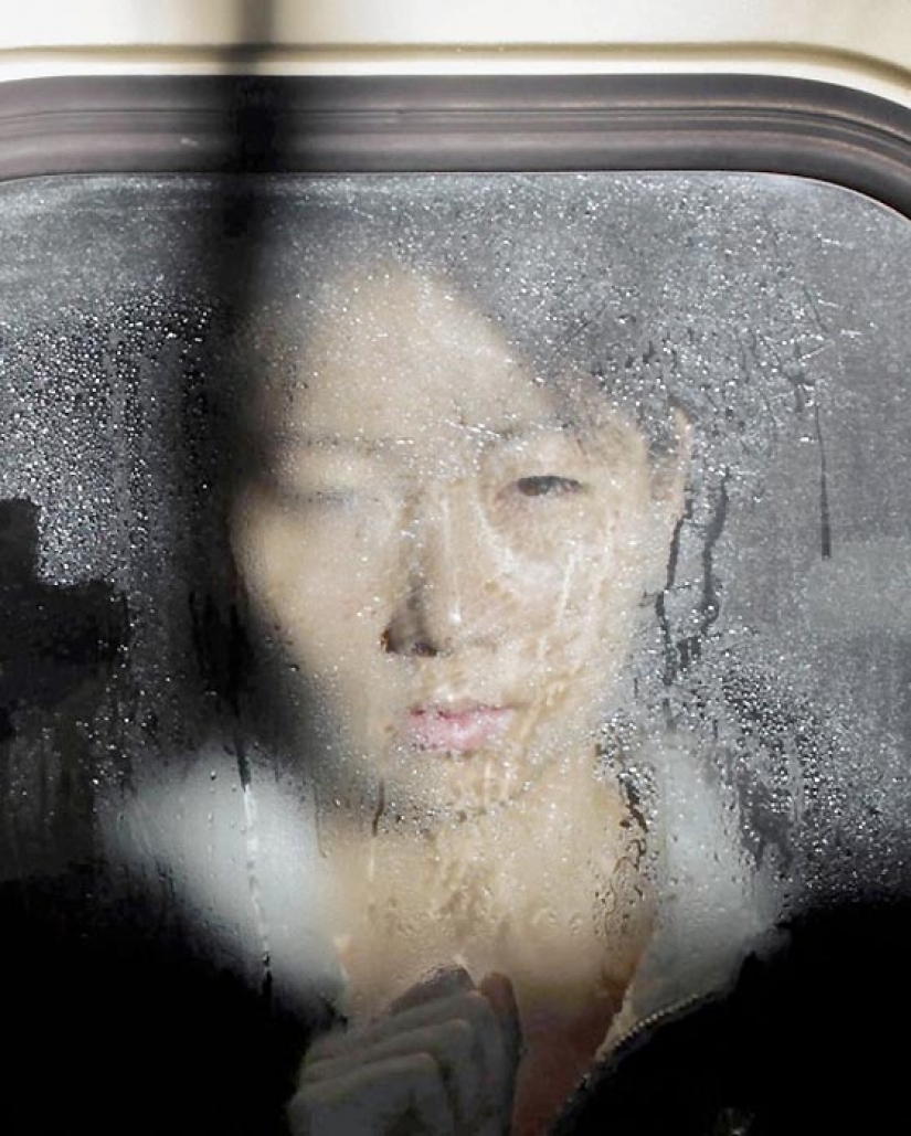 Looks like the usual crush in the Tokyo subway Looks like the usual crush in the Tokyo subway