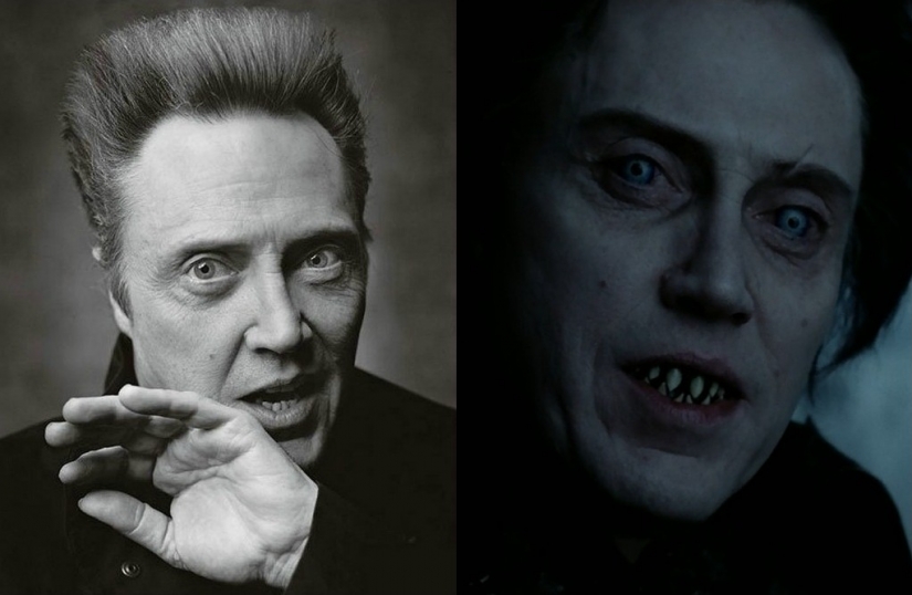 Los actores de las películas de terror con maquillaje y sin Los actores de las películas de terror con maquillaje y sin