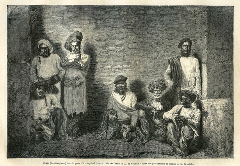 Los hijos de la Muerte, siervo de Kali: una secta secreta de tugof-Stranglers Los hijos de la Muerte, siervo de Kali: una secta secreta de tugof-Stranglers