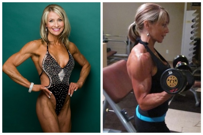 Los músculos de la abuela incluso celos de los hombres. Pero una vez que tenía miedo de ir al gimnasio Los músculos de la abuela incluso celos de los hombres. Pero una vez que tenía miedo de ir al gimnasio