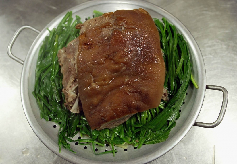 Los perros en la cocina coreana Los perros en la cocina coreana