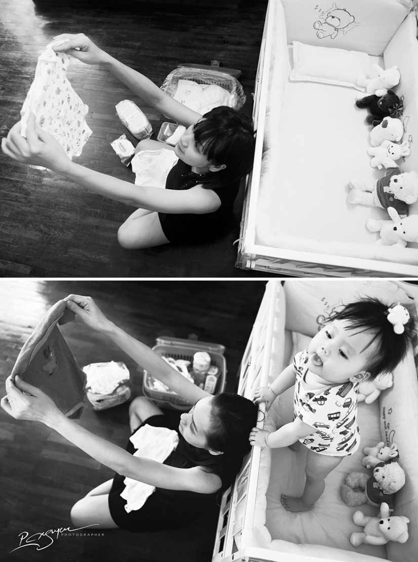 Los Vietnamitas se retiraron, lo que fue la vida de su esposa antes del nacimiento y cómo han cambiado las cosas después de