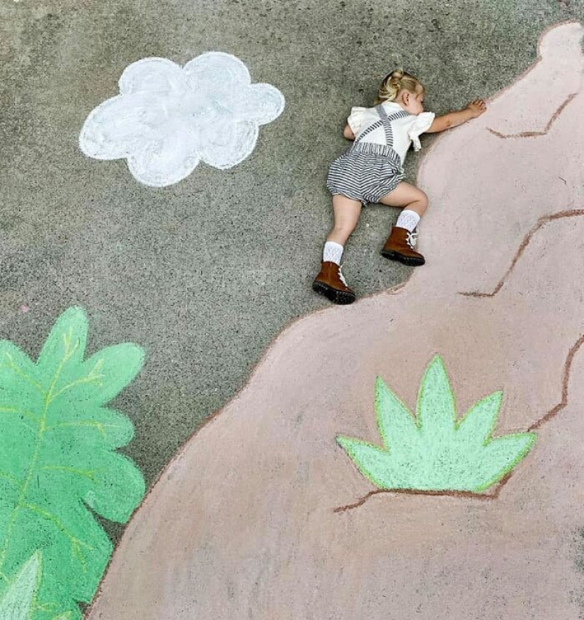 Lápices de colores y la imaginación: imágenes lindas de mundos mágicos que mi mamá creado para hijas en cuarentena Lápices de colores y la imaginación: imágenes lindas de mundos mágicos que mi mamá creado para hijas en cuarentena