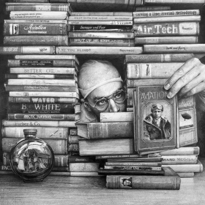 Lápiz obras maestras, como las fotos en blanco y negro Lápiz obras maestras, como las fotos en blanco y negro