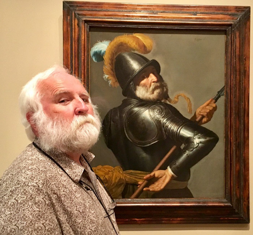 Me busco en el Louvre: la gente que encuentra sus contrapartes en las pinturas clásicas