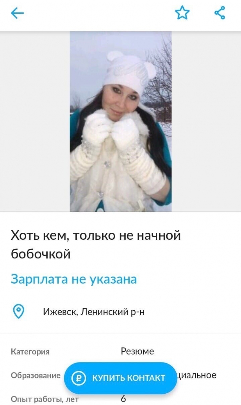 Mejor curriculum vitae avito, o por qué algunas personas parece que no puede encontrar un trabajo