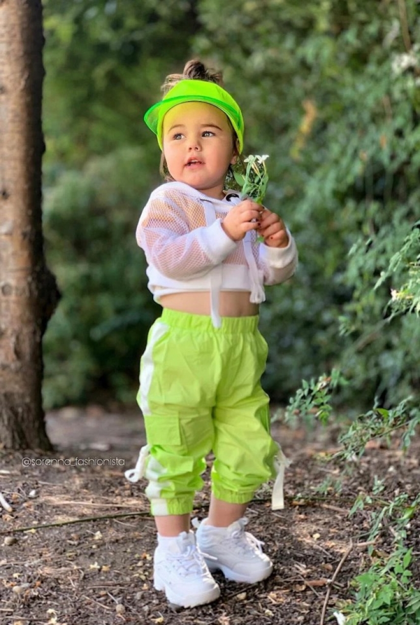 Million dollar baby: mother of Britain gathered for a three year old daughter's closet design worth 2 million rubles