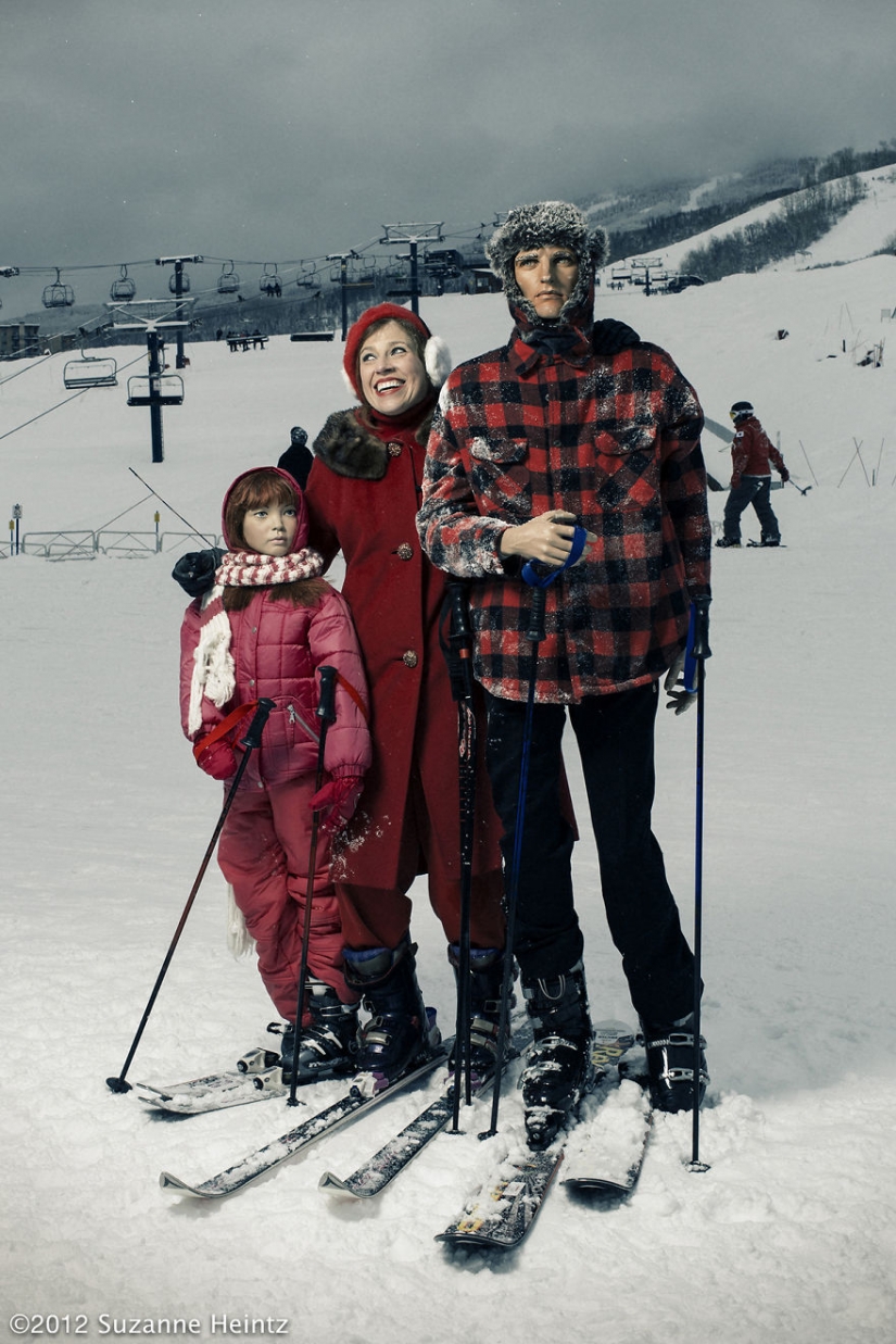 Mine! In bed with a dummy