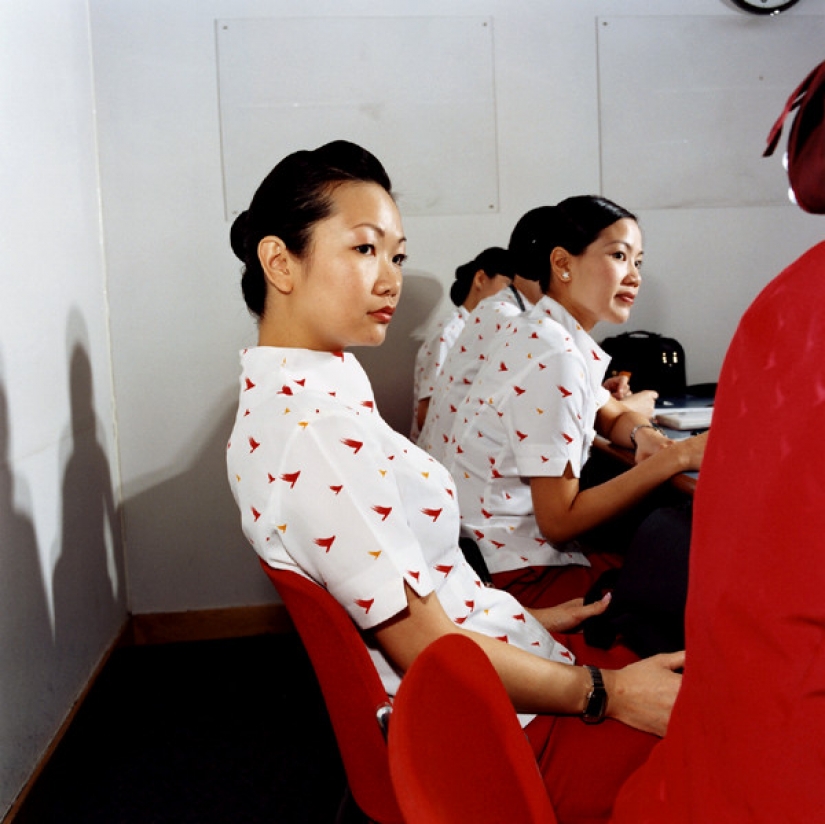 Mira como el trabajo diario de los asistentes de vuelo