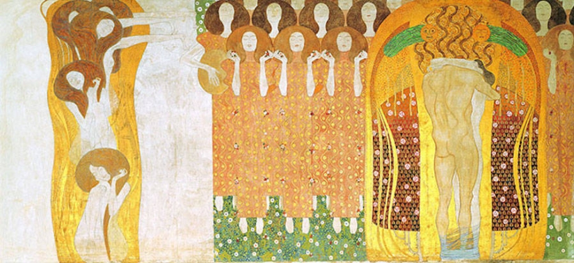 Modelo Real ha recreado famosas pinturas de Gustav Klimt