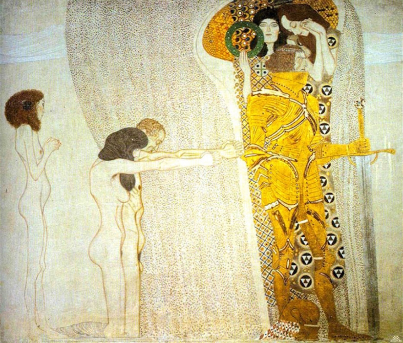 Modelo Real ha recreado famosas pinturas de Gustav Klimt