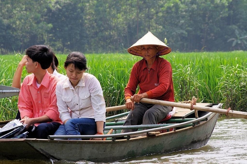 Mountains and rice fields of Tam COC