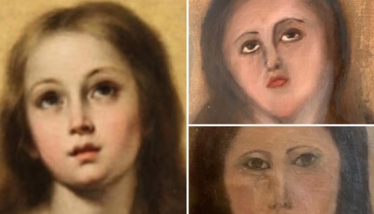 Mr. goodwrench: the Spaniard spoiled the picture of the 17th century, hand in its restoration