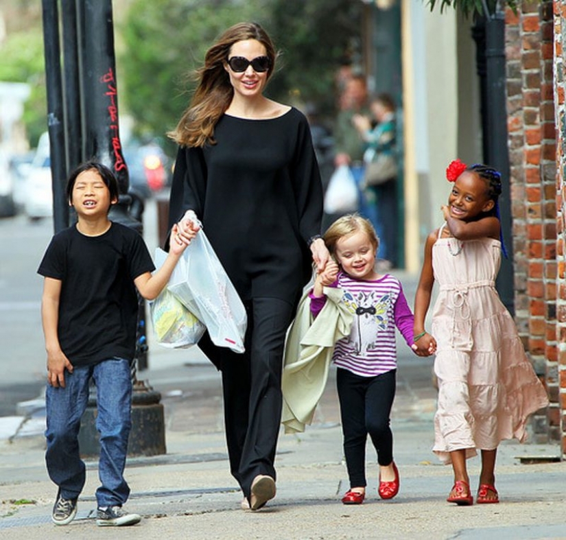 New perspectives: Angelina Jolie openly told how her children have changed