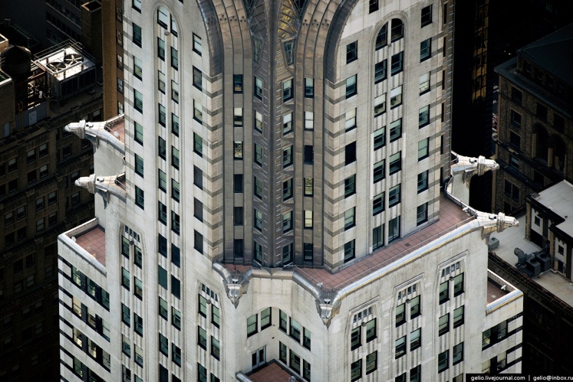 New York from the height of bird flight