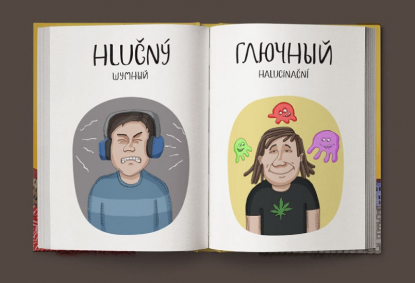 No "mierda", y la "sala de juegos": feliz checo-ruso diccionario en imágenes