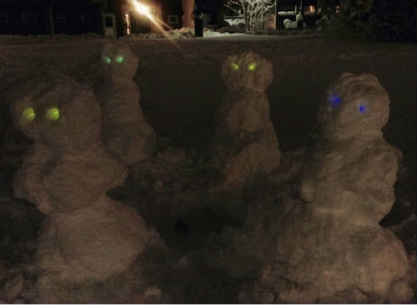No todos los muñecos de nieve son igual de amable