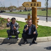 Not the depressed North Korea: playing on the beach girls, trendy shops and restaurants