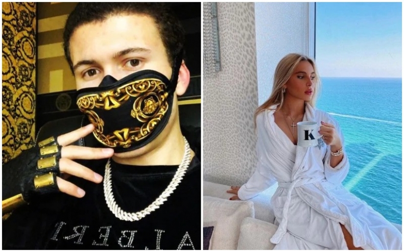 On the style: the rich kids in designer masks boast in self-isolation in luxurious villas On the style: the rich kids in designer masks boast in self-isolation in luxurious villas