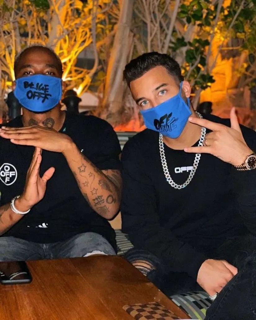 On the style: the rich kids in designer masks boast in self-isolation in luxurious villas On the style: the rich kids in designer masks boast in self-isolation in luxurious villas