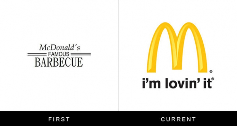 Parecía que el primer logos de marcas famosas